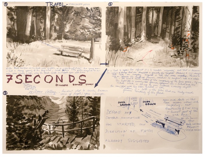 David Claerbout - TRAVEL (7 Seconds), 2013, 2013