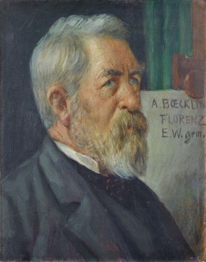 Ernst W&uuml;rtenberger - Bildnis Arnold B&ouml;cklin, 1894/1895, 1894&thinsp;/ 1895