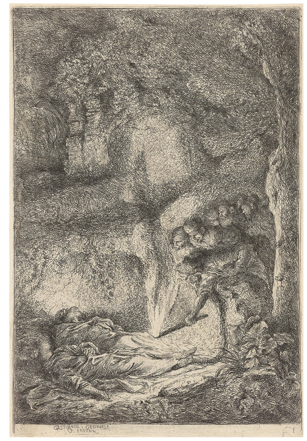 Auffindung der Leichname der Heiligen Petrus und Paulus, um 1647&thinsp;&ndash;&thinsp;1651